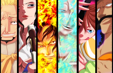Vista (One Piece) Haruta (One Piece) Marco (One Piece) Portgas D. Ace Izo (One Piece) Thatch (One Piece) Anime One Piece HD Desktop Wallpaper | Background Image
