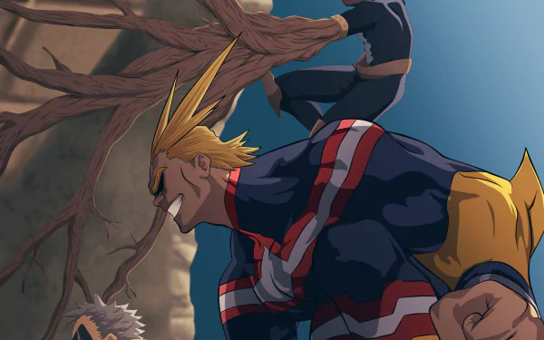 Shinji Nishiya All Might Sorahiko (My Hero Academia) Anime My Hero Academia HD Desktop Wallpaper | Background Image