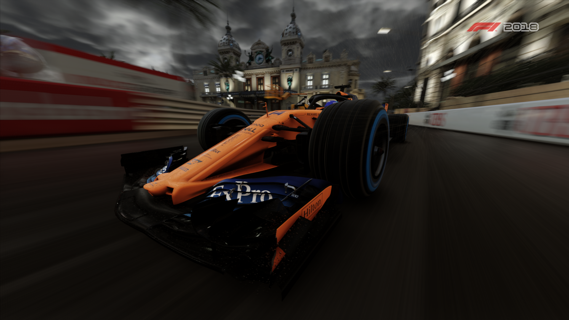 Download McLaren MCL33 Rain McLaren Vehicle F1 Video Game F1 2018 HD Wallpaper by FLX-II