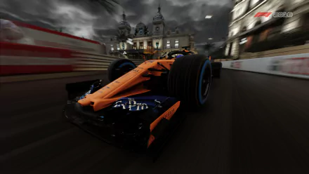 McLaren MCL33 rain McLaren vehicle F1 video game F1 2018 HD Desktop Wallpaper | Background Image