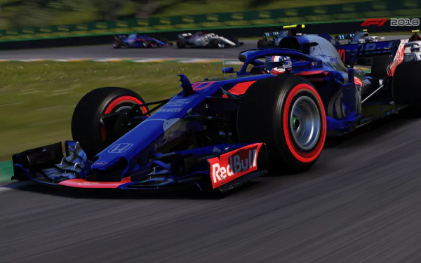 Scuderia Toro Rosso STR13 Scuderia Toro Rosso vehicle F1 video game F1 2018 HD Desktop Wallpaper | Background Image