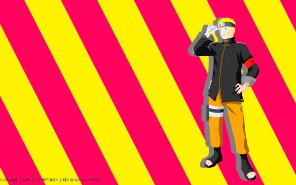 blonde minimalist Naruto Uzumaki Anime Naruto minimalist anime HD Desktop Wallpaper | Background Image