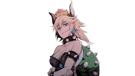 horns Super Mario video game Bowsette HD Desktop Wallpaper | Background Image