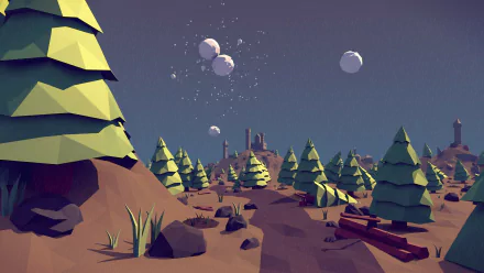 facets artistic low poly HD Desktop Wallpaper | Background Image