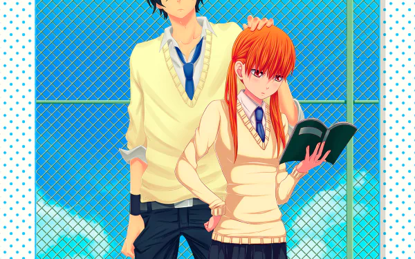 Haru Yoshida Shizuku Mizutani Anime My Little Monster HD Desktop Wallpaper | Background Image