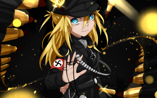 Anime Original Nazi Soldier Blonde Blue Eyes HD Wallpaper | Background Image