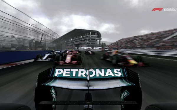 Mercedes Mercedes AMG F1 W09 EQ Power petronas F1 vehicle video game F1 2018 HD Desktop Wallpaper | Background Image