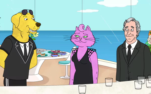 Mr. Peanutbutter (BoJack Horseman) Princess Carolyn TV Show BoJack Horseman HD Desktop Wallpaper | Background Image