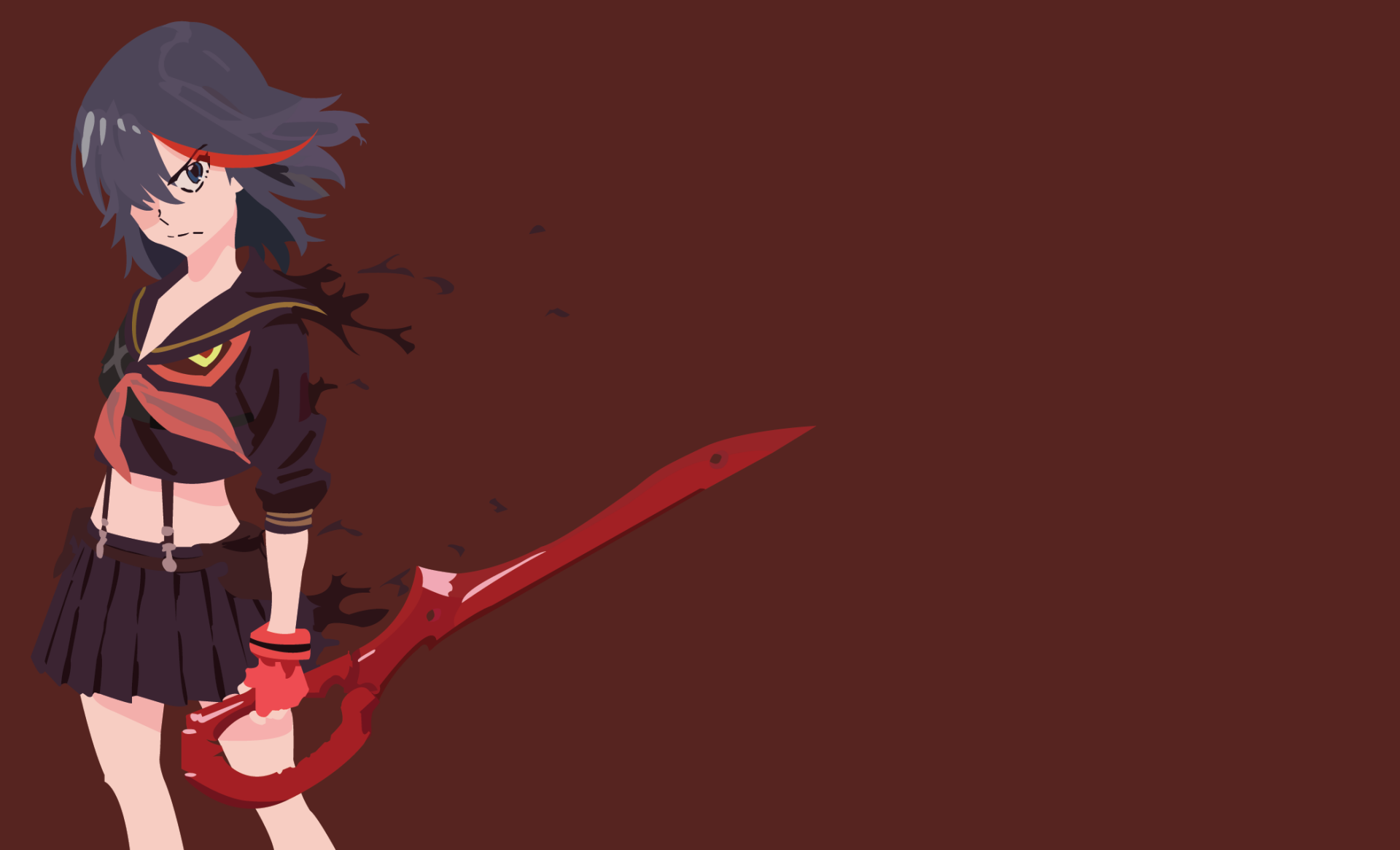 Download Ryūko Matoi Anime Kill La Kill HD Wallpaper by Kiisu-kun