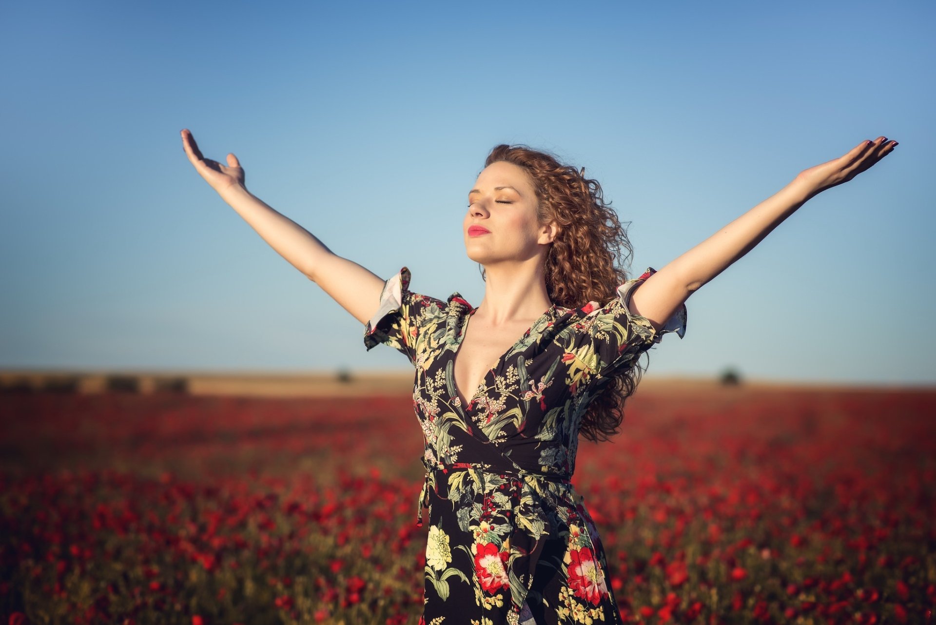 Download Lipstick Dress Depth Of Field Model Woman Mood HD Wallpaper by Javier Garrido