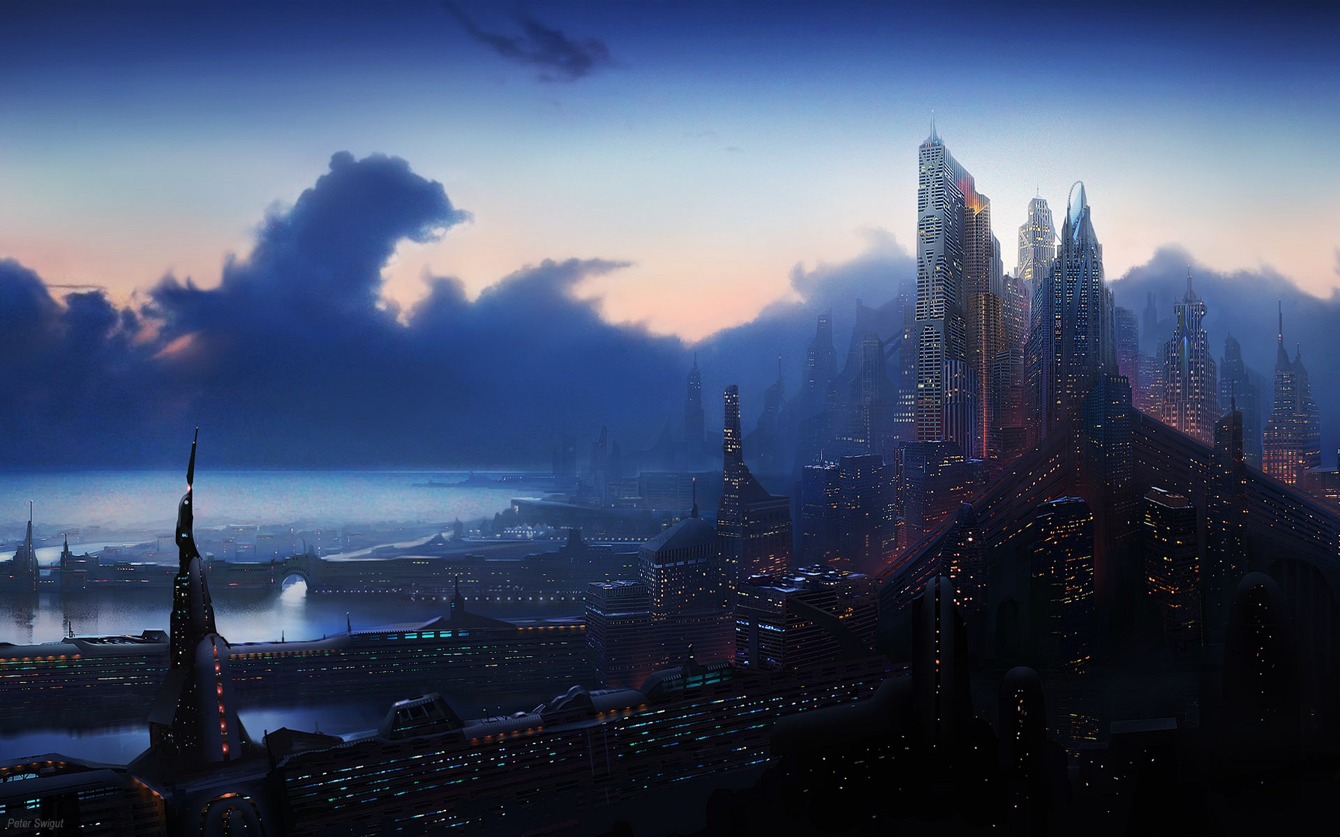 1200+ Sci Fi City HD Wallpapers and Backgrounds