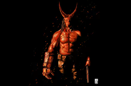  David Harbour, Hellboy 2019 Artwork