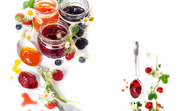 still life food jam HD Desktop Wallpaper | Background Image