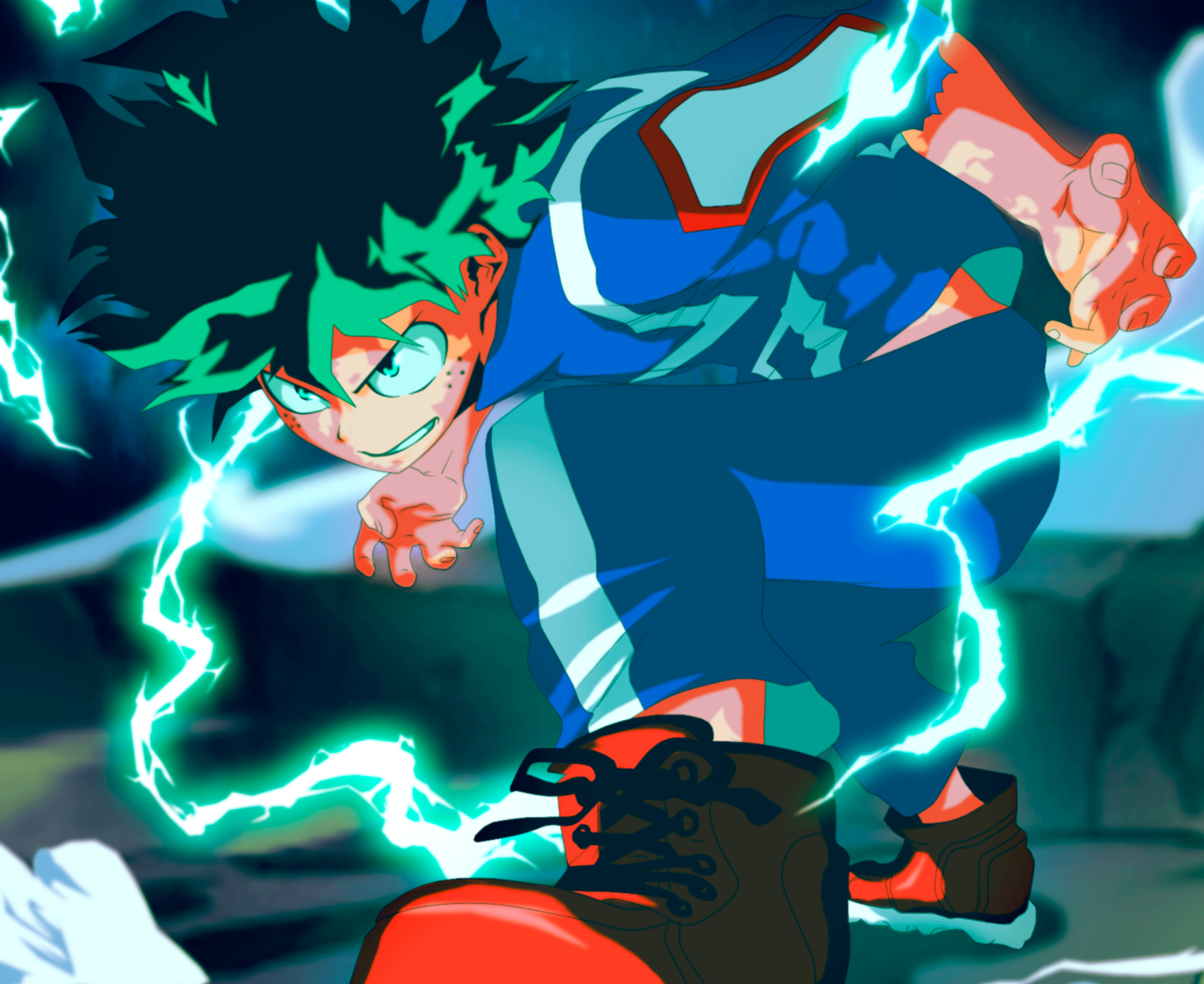 Download Izuku Midoriya Anime My Hero Academia HD Wallpaper by GEVDANO