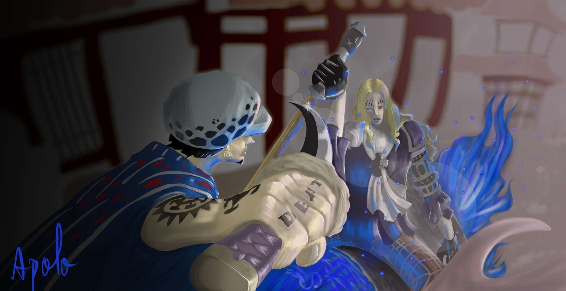 Download Basil Hawkins Trafalgar Law Anime One Piece HD Wallpaper by apolo