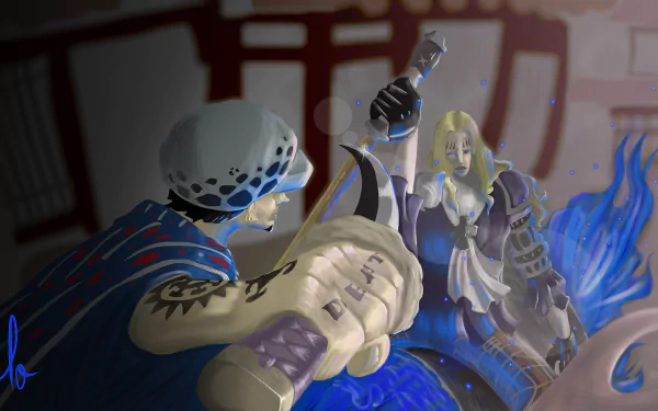 Basil Hawkins Trafalgar Law Anime One Piece HD Desktop Wallpaper | Background Image