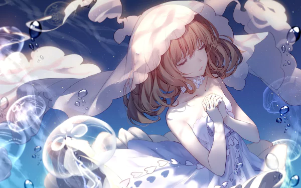 brown hair bride Anime Noah Fantasy HD Desktop Wallpaper | Background Image