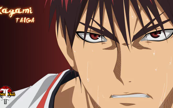 Taiga Kagami Anime Kuroko's Basketball HD Desktop Wallpaper | Background Image