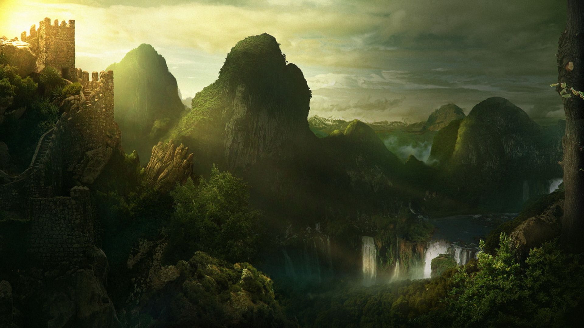 Fantasy Landscape HD Wallpaper | Background Image