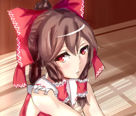 Reimu Hakurei Anime Touhou HD Desktop Wallpaper | Background Image