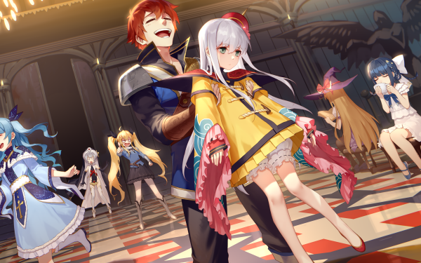 Anime Romantic Saga of Beauty & Devil HD Wallpaper | Background Image