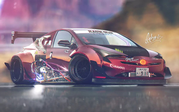 vehicle Toyota Prius HD Desktop Wallpaper | Background Image