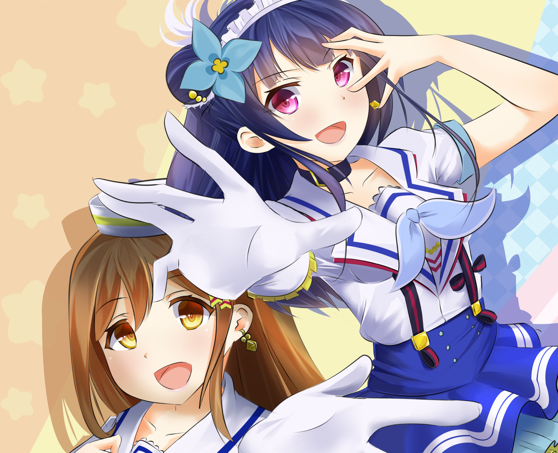 Download Hanamaru Kunikida Yoshiko Tsushima Anime Love Live! Sunshine!! HD Wallpaper by ragnaveldt