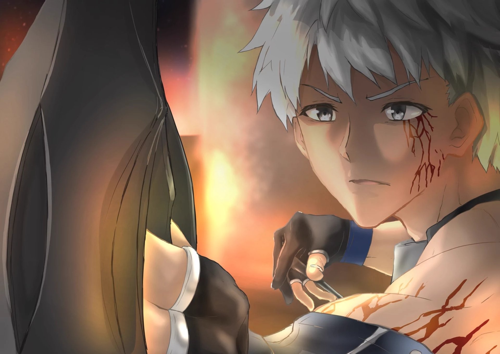 Download Shirou Emiya Anime Fate/Grand Order HD Wallpaper by 御劔シュガー