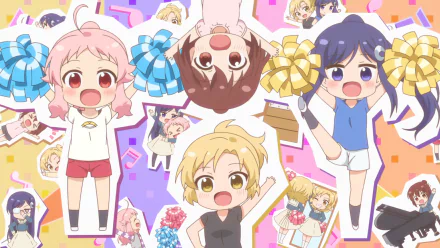 Tatejima Kotetsu Sawatari Uki Hatoya Kohane Arima Hizume Anime Anima Yell! HD Desktop Wallpaper | Background Image