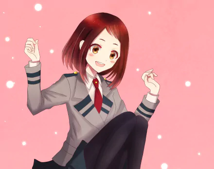 Ochaco Uraraka Anime My Hero Academia HD Desktop Wallpaper | Background Image