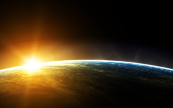 Tierra/Naturaleza Desde el espacio Espacio Amanecer Fondo de pantalla HD | Fondo de Escritorio