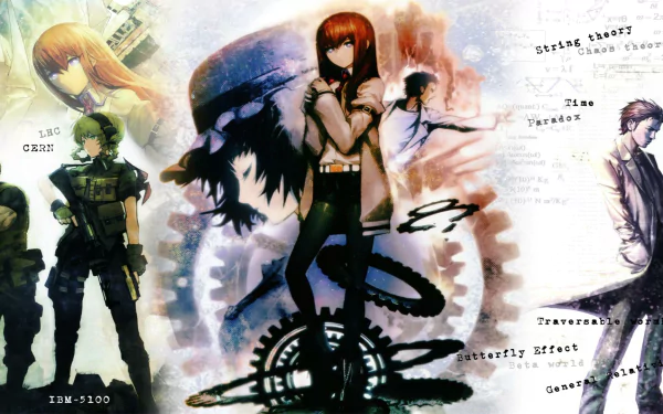 Rintaro Okabe Kurisu Makise HD Desktop Wallpaper | Background Image