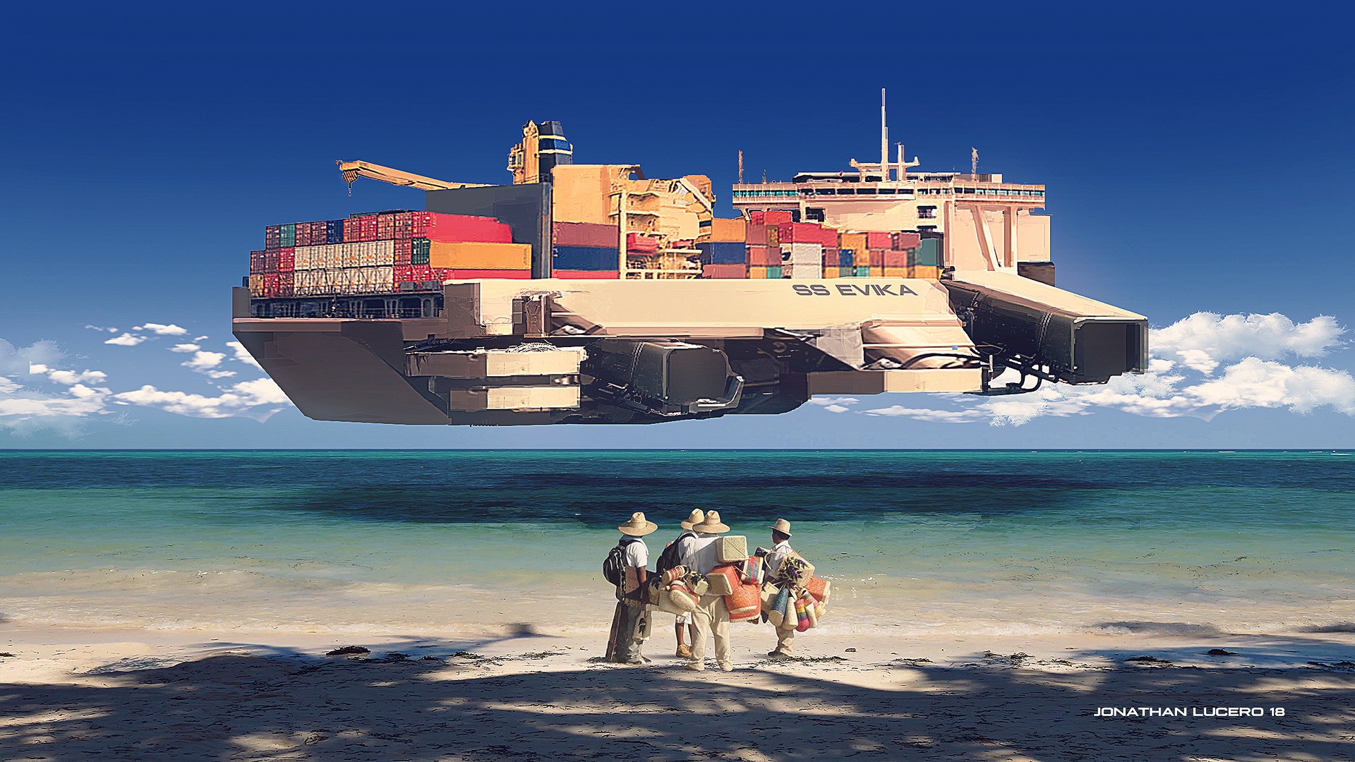 Download Sci Fi Vehicle HD Wallpaper by Jonathan Lucero