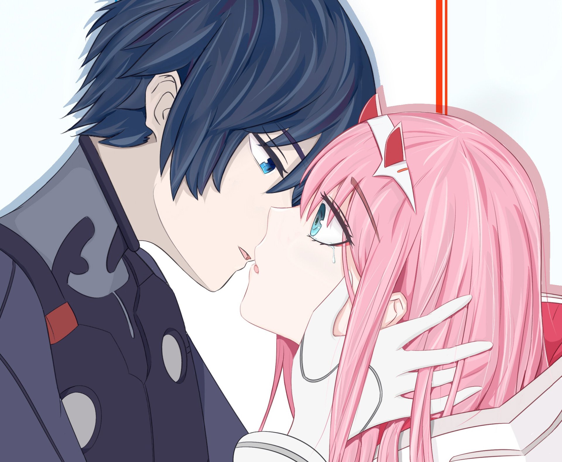 Hiro & Zero Two: Darling in the FranXX HD Anime Wallpaper | 1936x1592 ...
