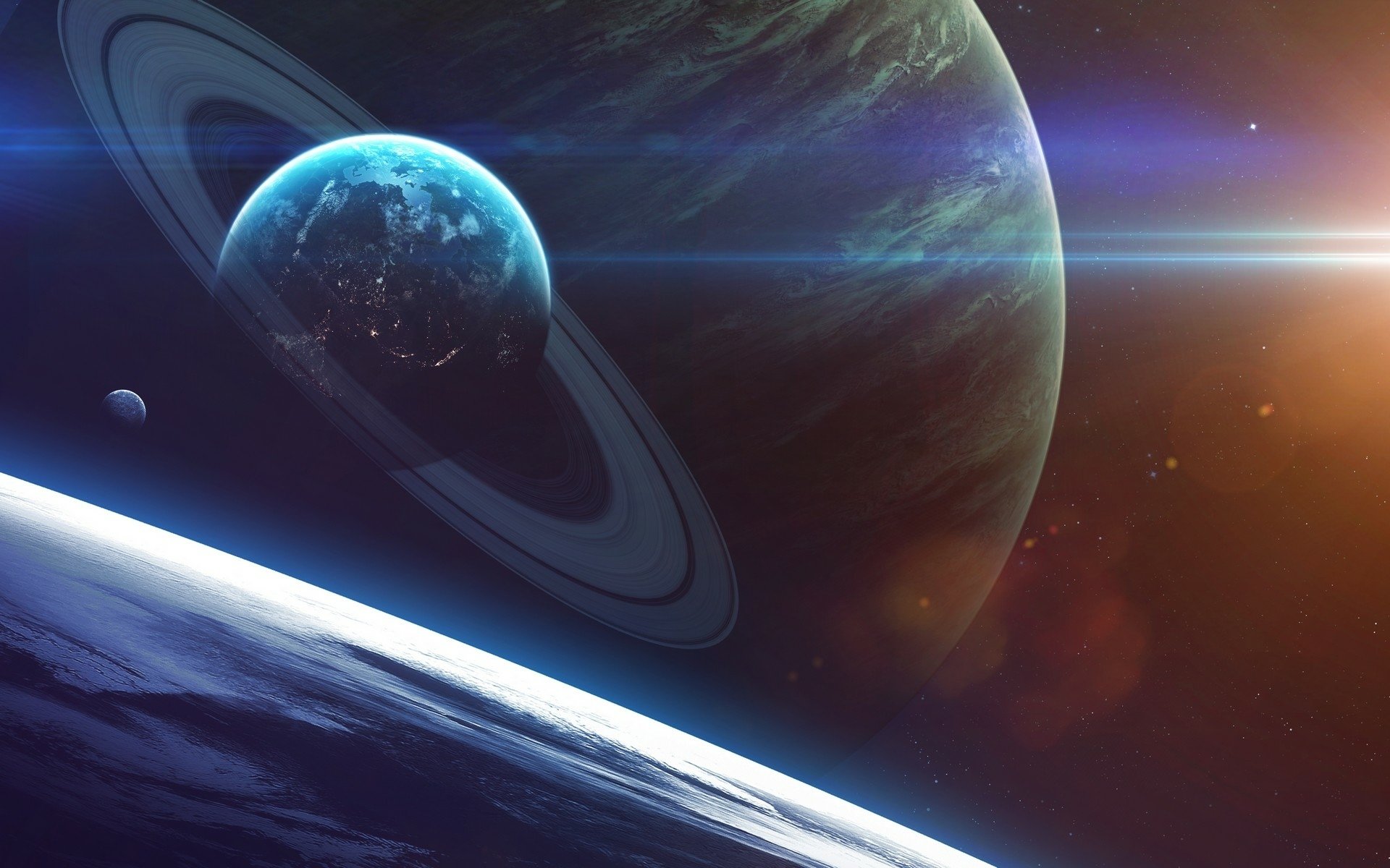 Sci Fi Planet HD Wallpaper by Vadim Sadovski