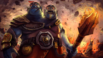 Ogre Magi (DotA 2) video game DotA 2 HD Desktop Wallpaper | Background Image