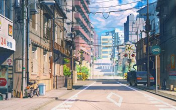 21++ Road Anime 4k Wallpaper - Anime Wallpaper