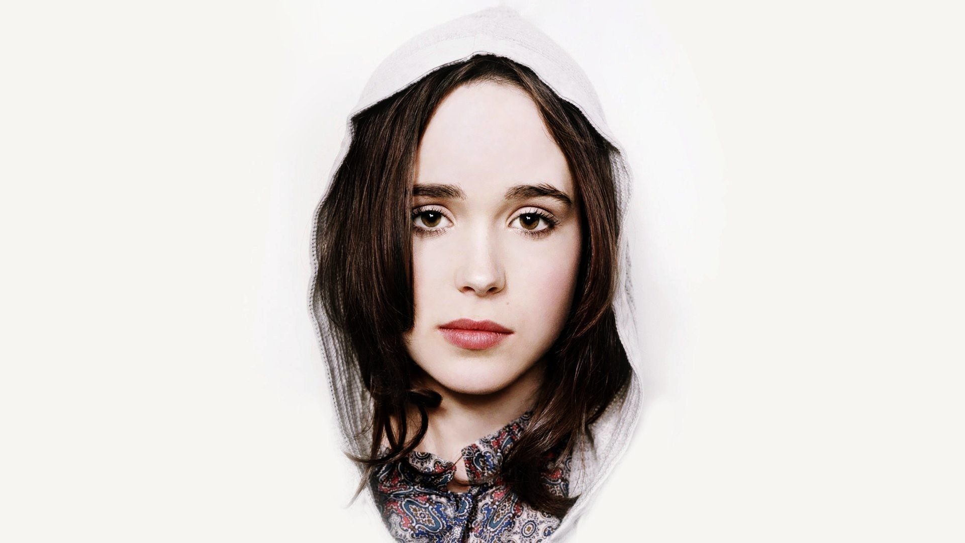 Download Brown Eyes Face Actress Celebrity Ellen Page HD Wallpaper