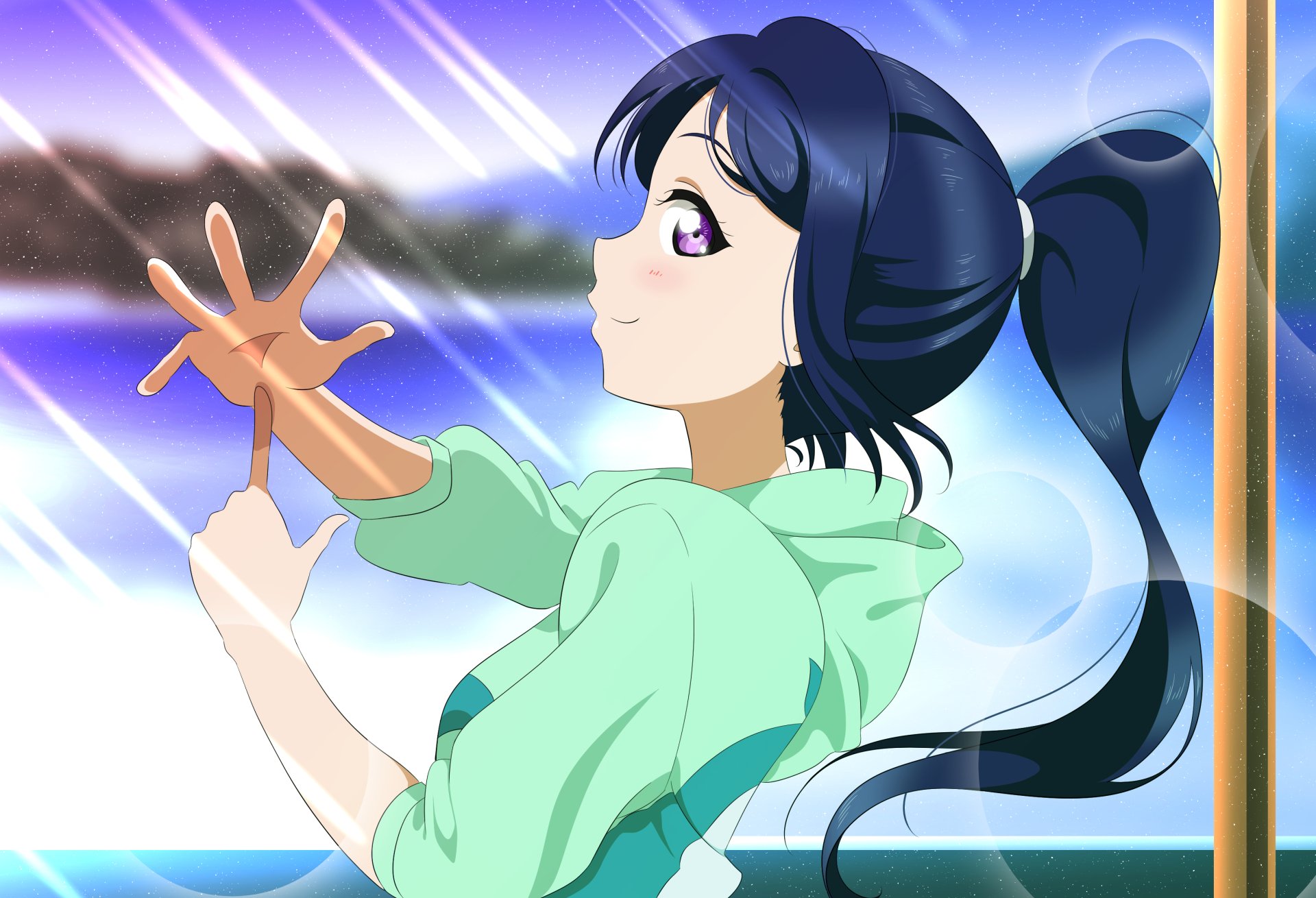 Download Kanan Matsuura Anime Love Live! Sunshine!! HD Wallpaper by イサミ丼
