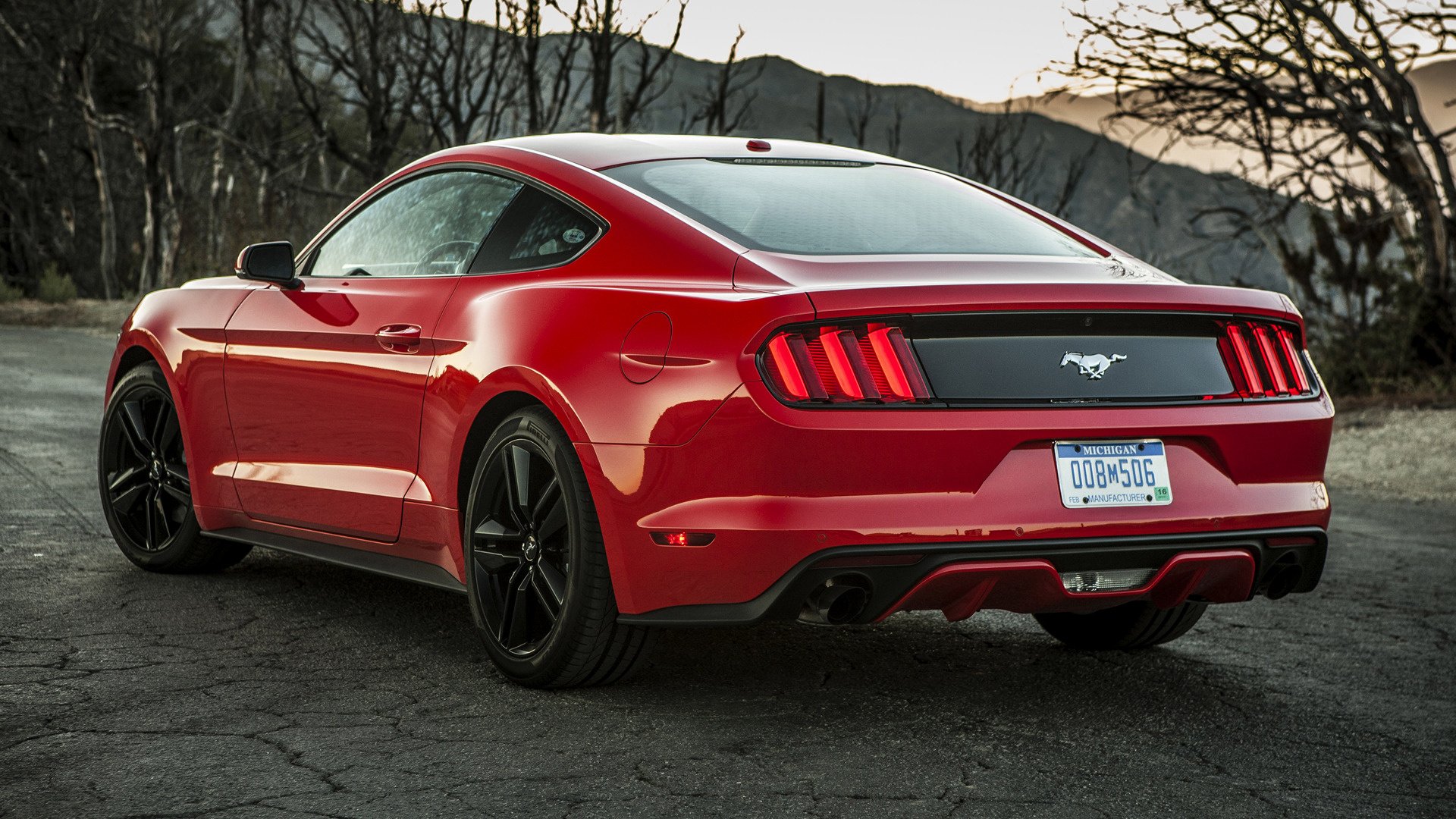 Download Car Muscle Car Coupé Vehicle Ford Mustang EcoBoost HD Wallpaper