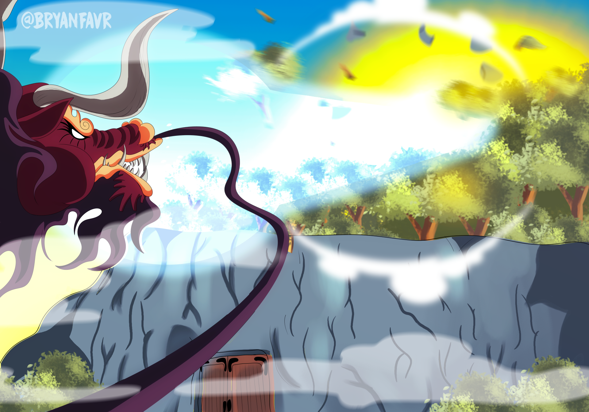 Download Kaido (One Piece) Anime One Piece 4k Ultra HD Wallpaper by Alejandro Favela Rocha