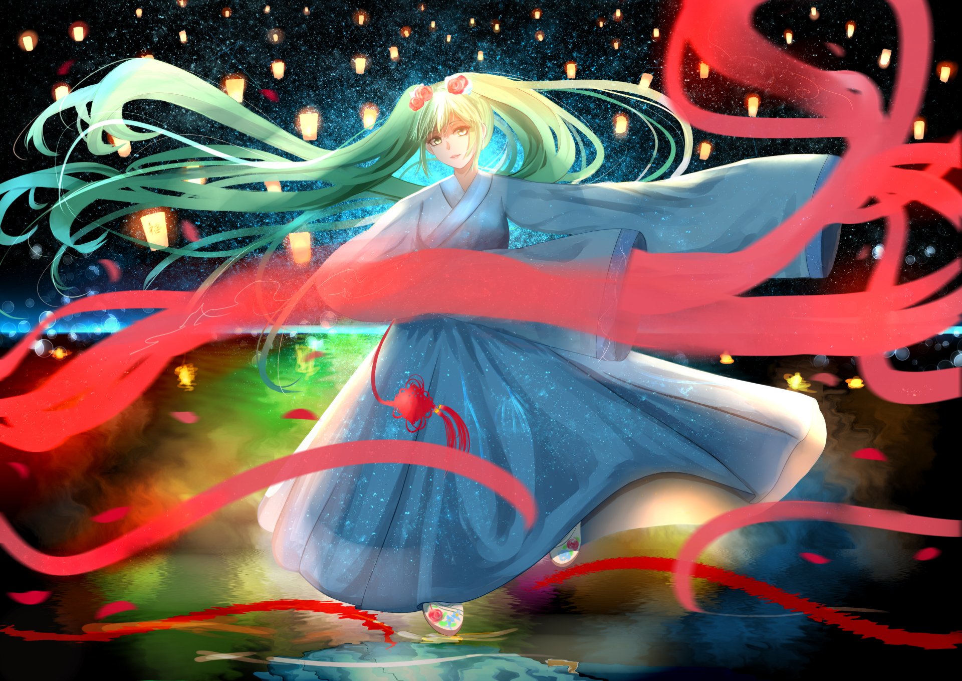 Download Hatsune Miku Anime Vocaloid HD Wallpaper by Coure