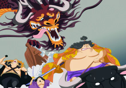 Shutenmaru (One Piece) Kaido (One Piece) Anime One Piece HD Desktop Wallpaper | Background Image