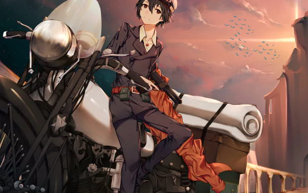 Hermes (Kino's Journey) Kino (Kino's Journey) Anime Kino's Journey HD Desktop Wallpaper | Background Image