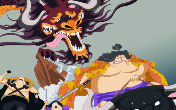 Shutenmaru (One Piece) Kaido (One Piece) Anime One Piece HD Desktop Wallpaper | Background Image
