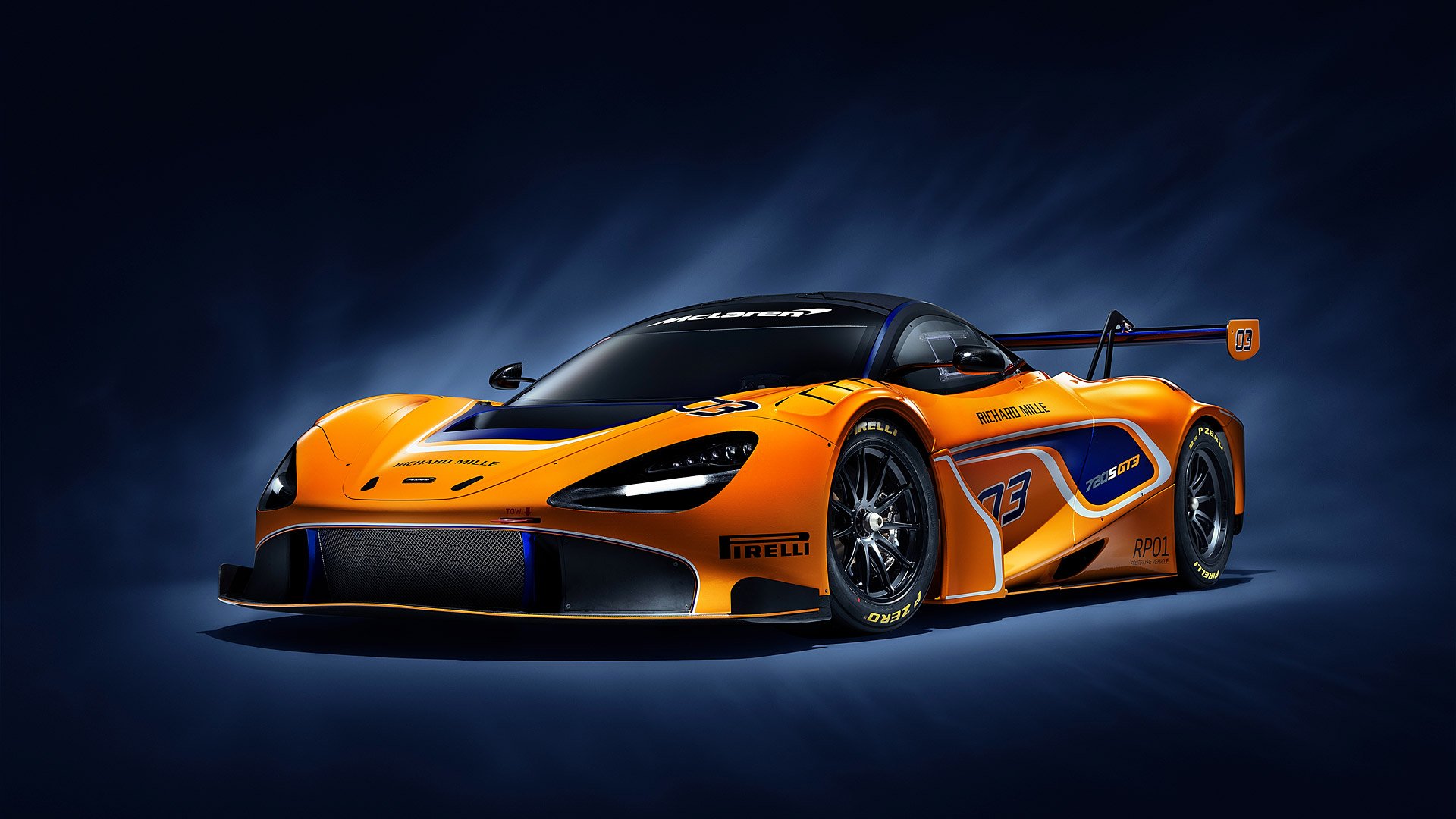 2019 McLaren 720S GT3 Fond d'écran HD | Arrière-Plan | 1920x1080 | ID:961057 - Wallpaper Abyss