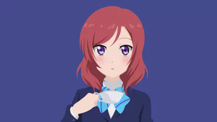 Maki Nishikino Anime Love Live! HD Desktop Wallpaper | Background Image