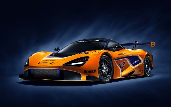Vehicles McLaren 720S GT3 McLaren Sport Car Supercar Race Car Orange Car Car HD Wallpaper | Background Image