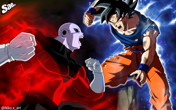 Anime Dragon Ball Super Dragon Ball Goku Jiren Ultra Instinct HD Wallpaper | Background Image