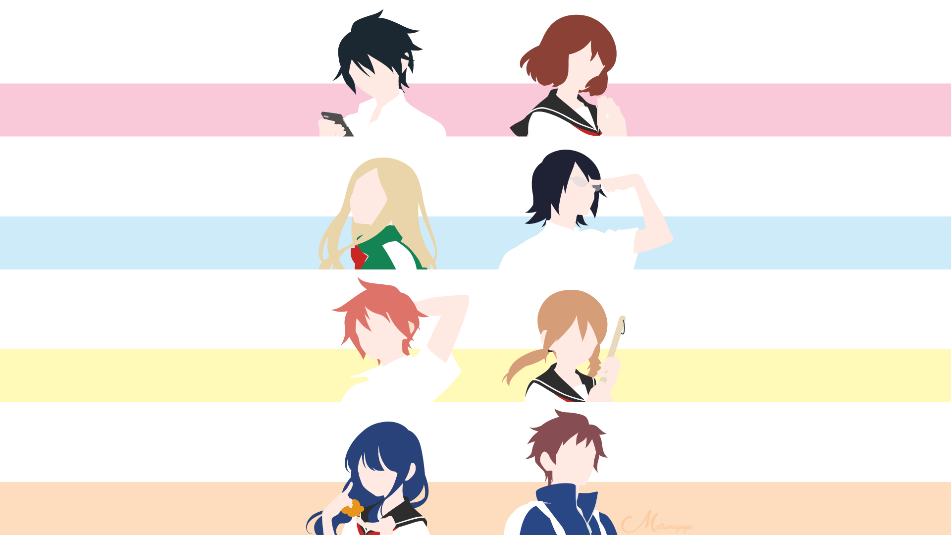 Anime Tsurezure Children HD Wallpaper | Background Image